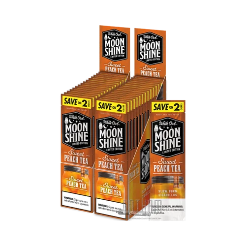 White Owl Cigarillos Sweet Peach Tea Moonshine