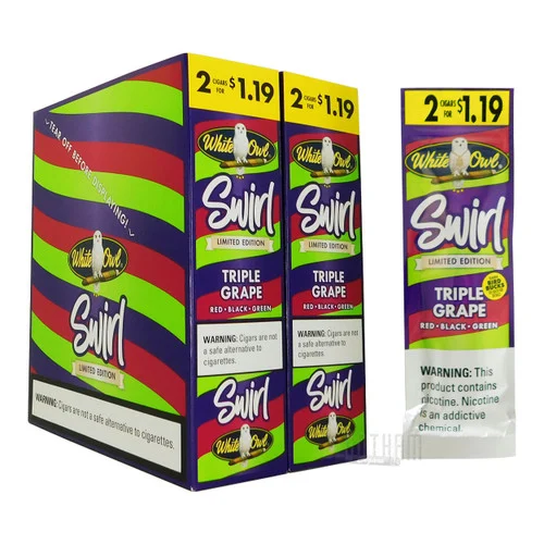 White Owl Swirl Triple Grape