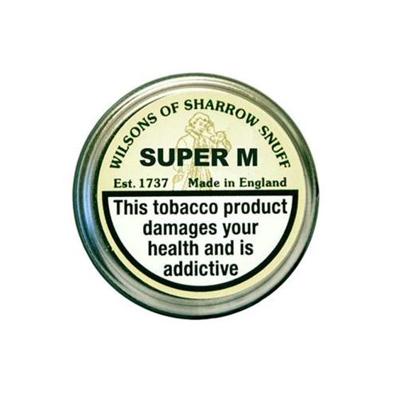 Wilsons of Sharrow Super M. Snuff 20g – Single Large Tin