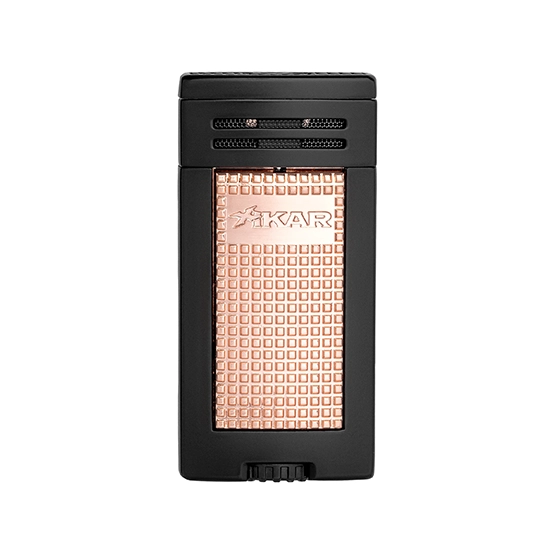 Xikar ION Double Jet Flame Cigar Lighter – Black/Rose