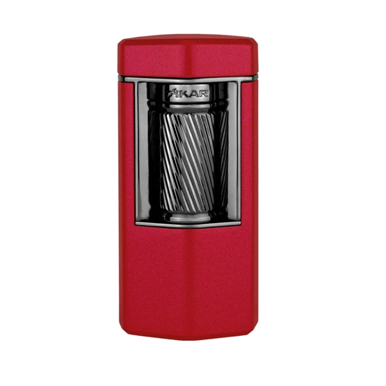 Xikar Meridian Triple Soft Flame Lighter – Red & Gunmetal