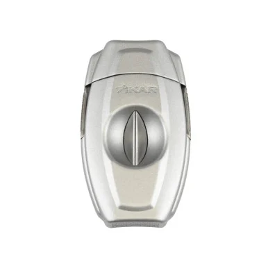 Xikar "VX2" V-Cutter (Brushed Chrome)