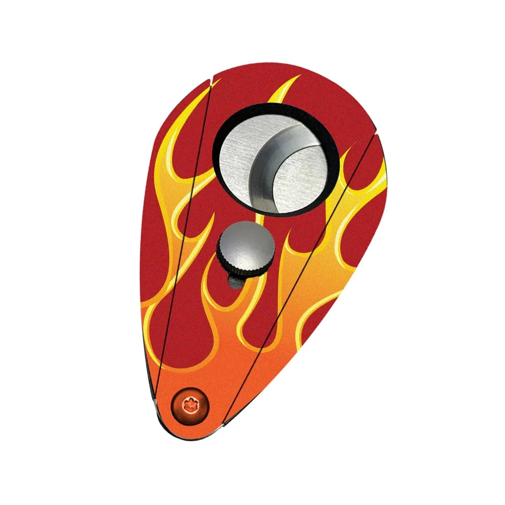 Xikar Xi2(Hot Rod Series) Red with Orange Flames Cutter