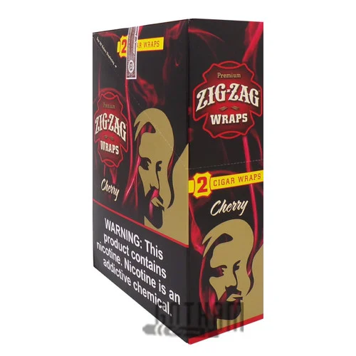 Zig Zag Cigar Wraps 2/25 Cherry