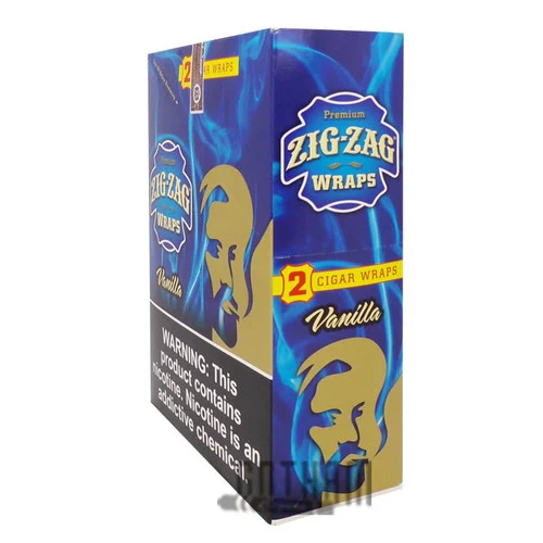 Zig Zag Cigar Wraps 2/25 Vanilla