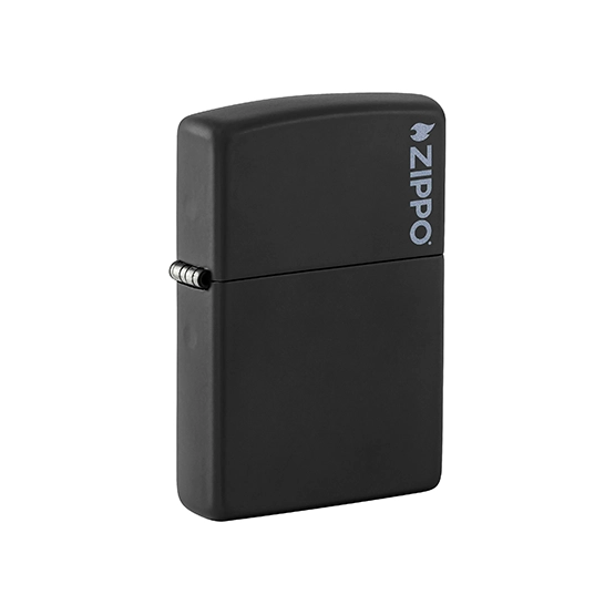Zippo Black Matte w/Logo