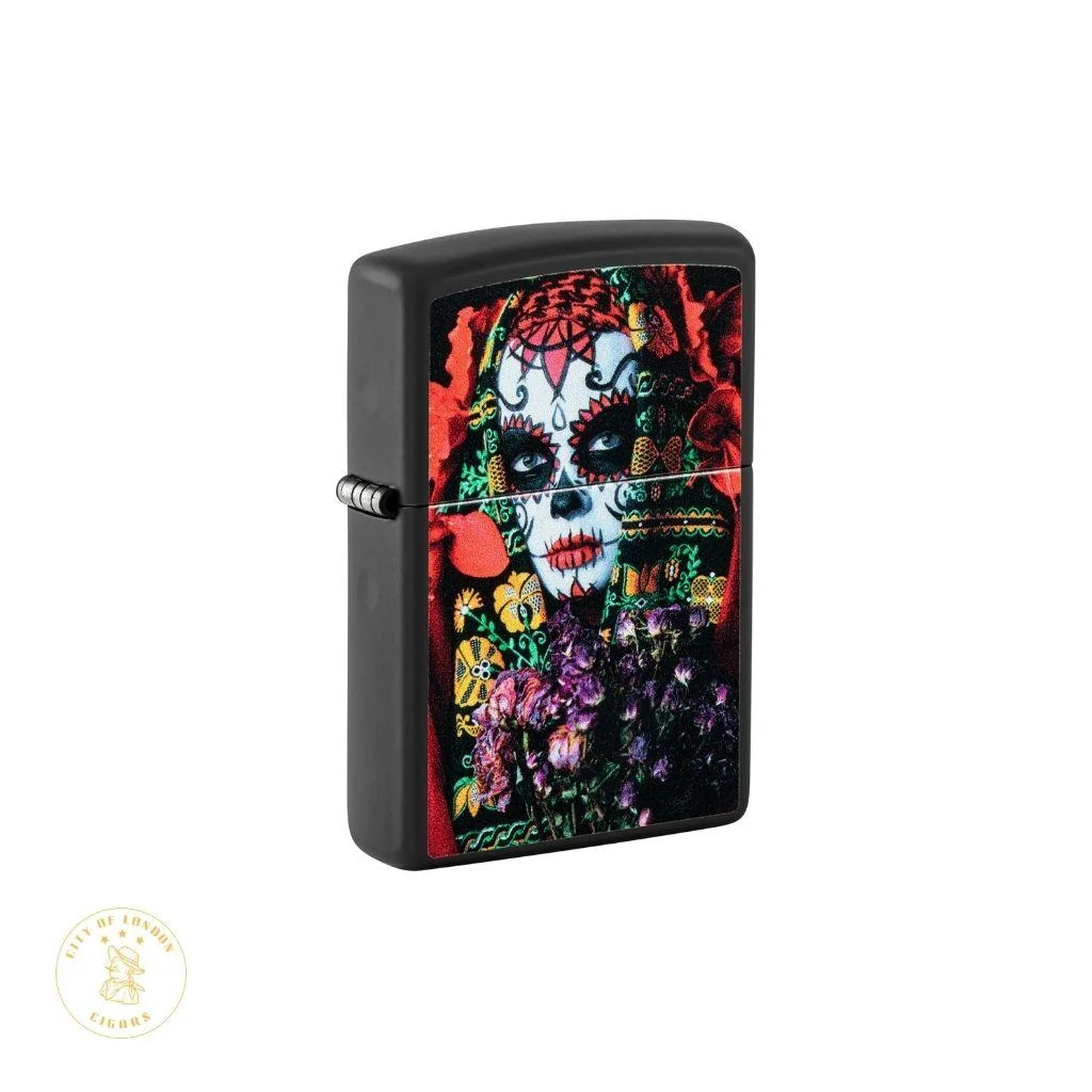 Zippo Day of the Dead Sugar Skull Woman Design