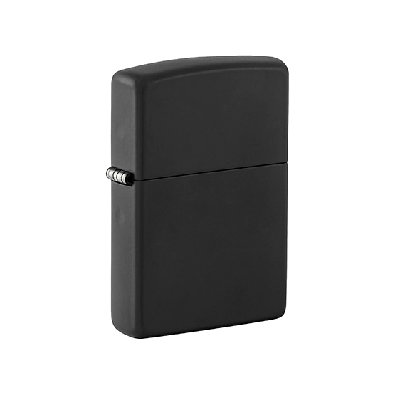 Zippo Regular Matte Black Soft Flame