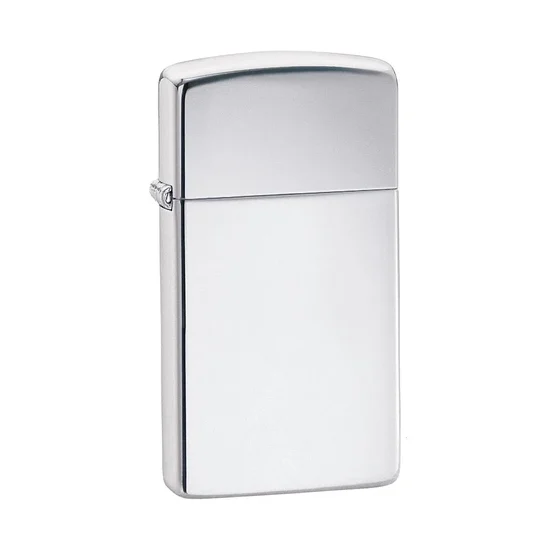 Zippo Slim High Polish Chrome Soft Flame Lighter 1610